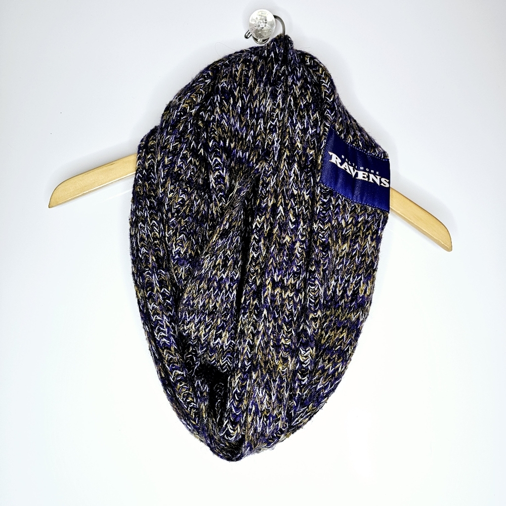Baltimore Ravens Knit Infinity Scarf